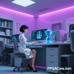 Integration of Heterogeneous Computing and Deep Learning in Next-Gen Medical FPGA Cores